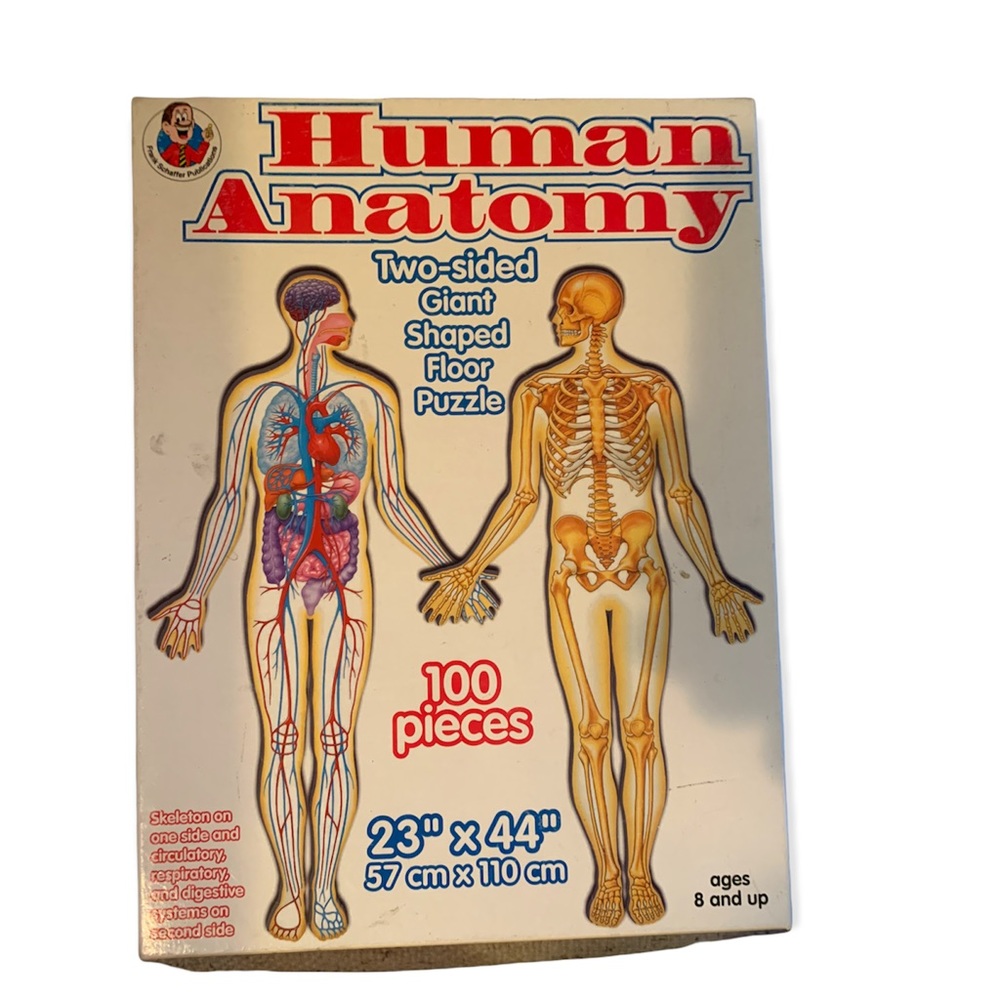 Vintage Frank Schaffer / Robert Greisen Human anatomy floor puzzle